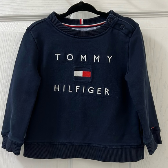 Tommy Hilfiger Baby Boy Sweater Dark Blue 24Months - Picture 1 of 6